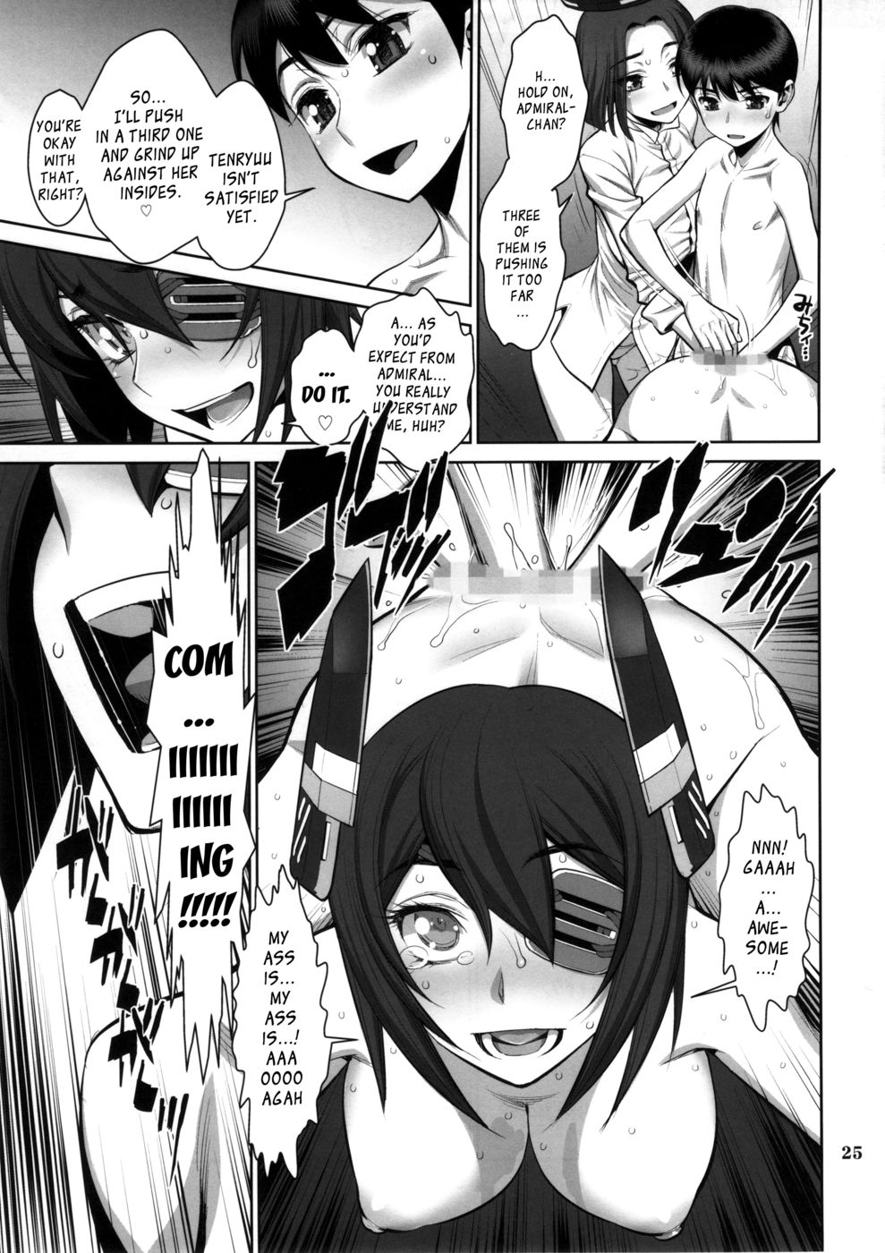 Hentai Manga Comic-ONTFK - My Name is Tenryuu! Fufufu... You Scared?-Read-24